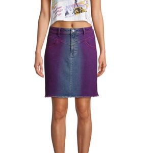 NWT Jordache Vintage Women's Sloane Yoke Front High Rise Skirt 27
